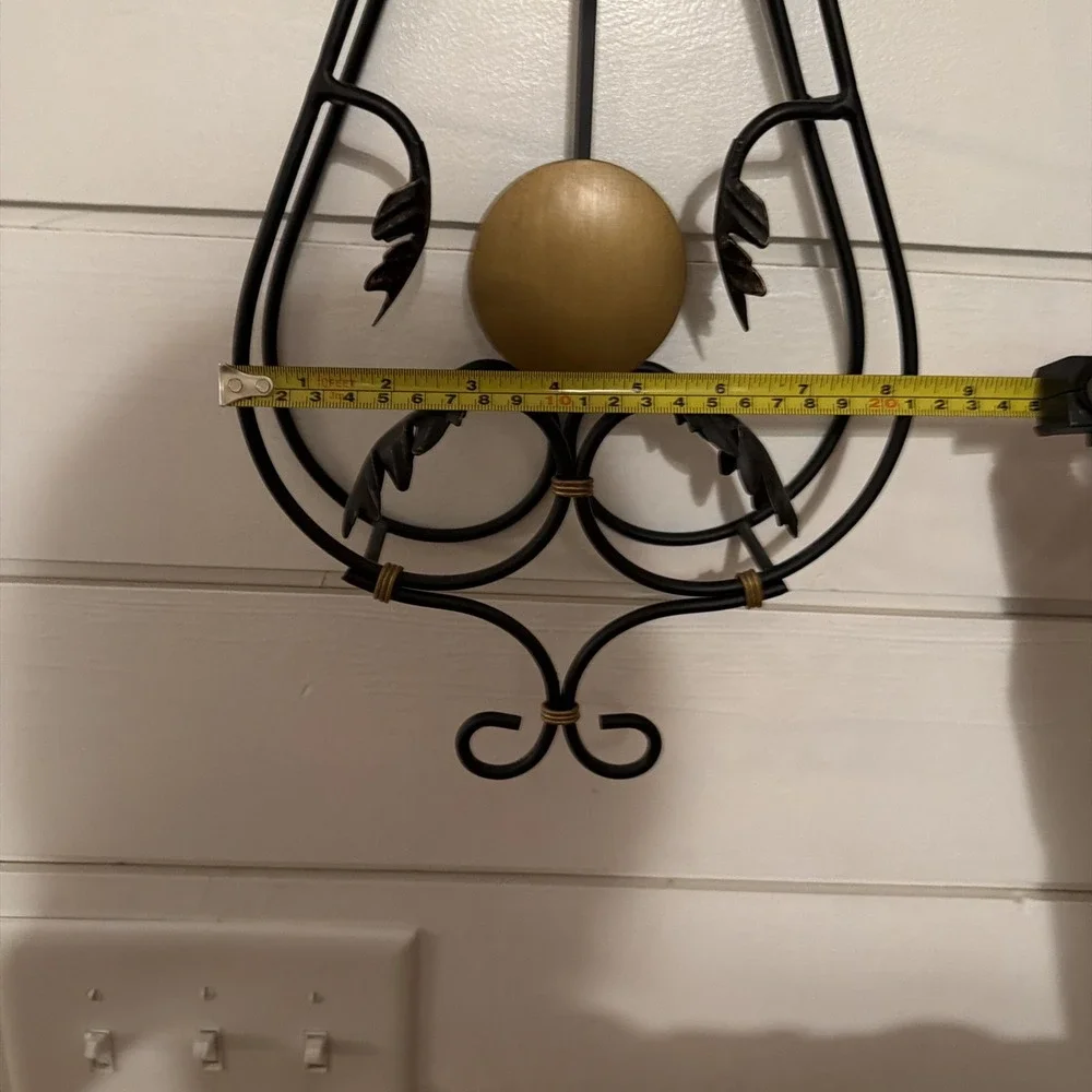 HOWARD MILLER PAULINA WROUGHT IRON WALL CLOCK 994